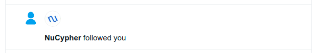 NuCypher followed you