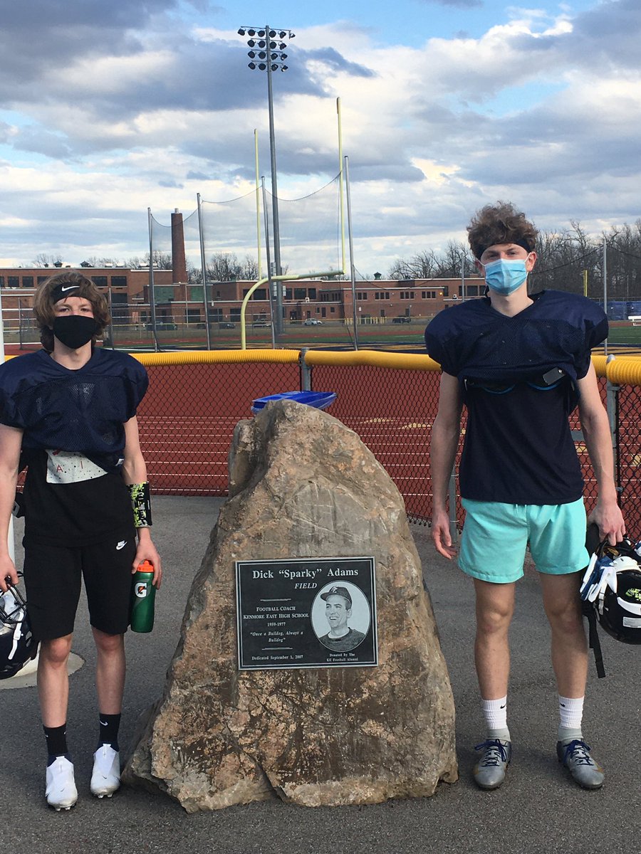 KenEastFtbl's tweet photo. D.O.G.S.  G=Grit, we have two tough guys here.  Danny Klein on the JV team and Jacob Coburn on Varsity.  Give those dogs some bones! https://t.co/WEJJQjN1HR