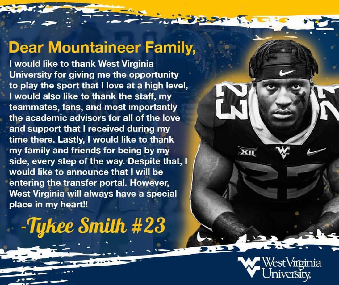 TykSmith's tweet photo. Thank You WVU....💙
To Be Continued....🙏🏾 https://t.co/uk9nNoa0r3