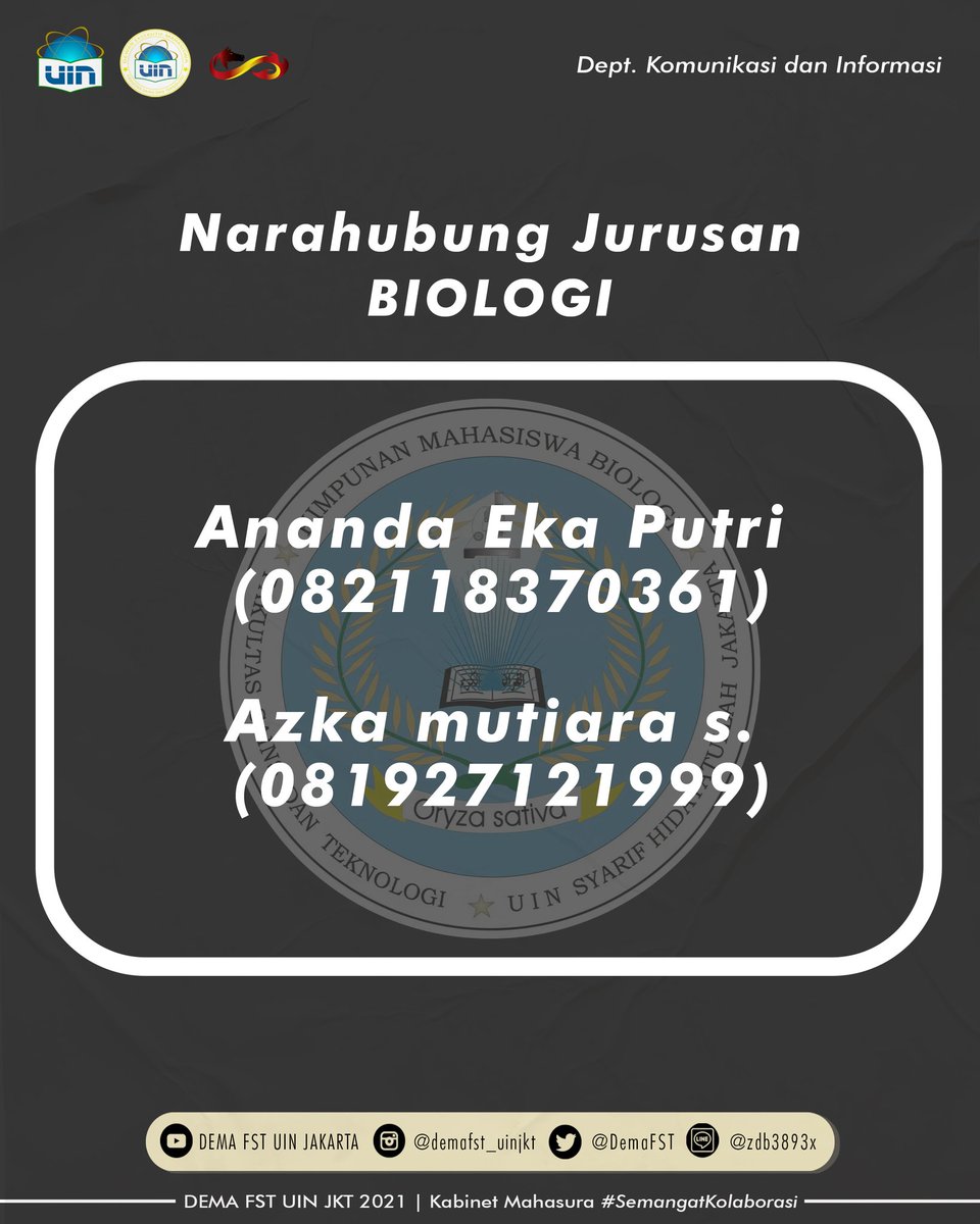 DEMA FST UIN JAKARTA tweet media