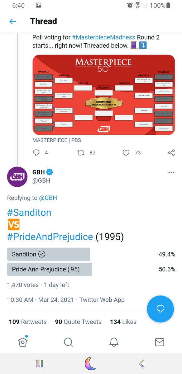 KristaW514's tweet photo. @SanditonSister2 @GBH We are behind but it's so close 😬 #Sanditon #SaveSanditon #SanditonPBS https://t.co/R5rWk7Uusv