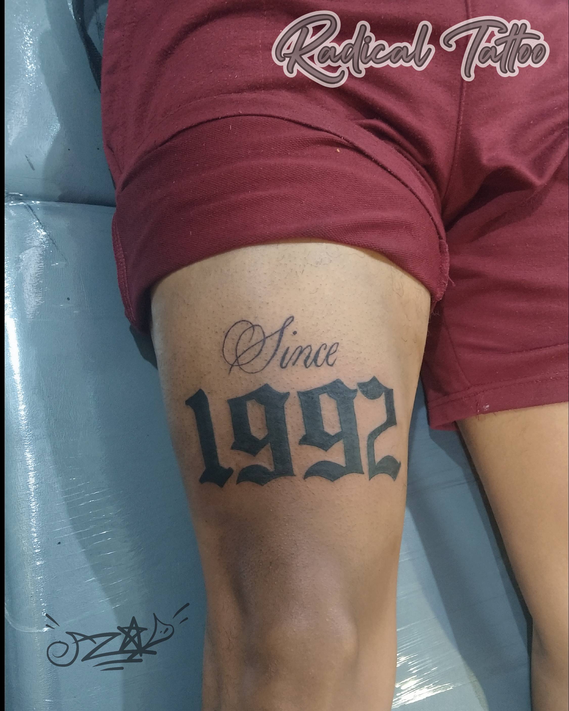Find inspiration in the year of birth with 1992 tattoo design ideas