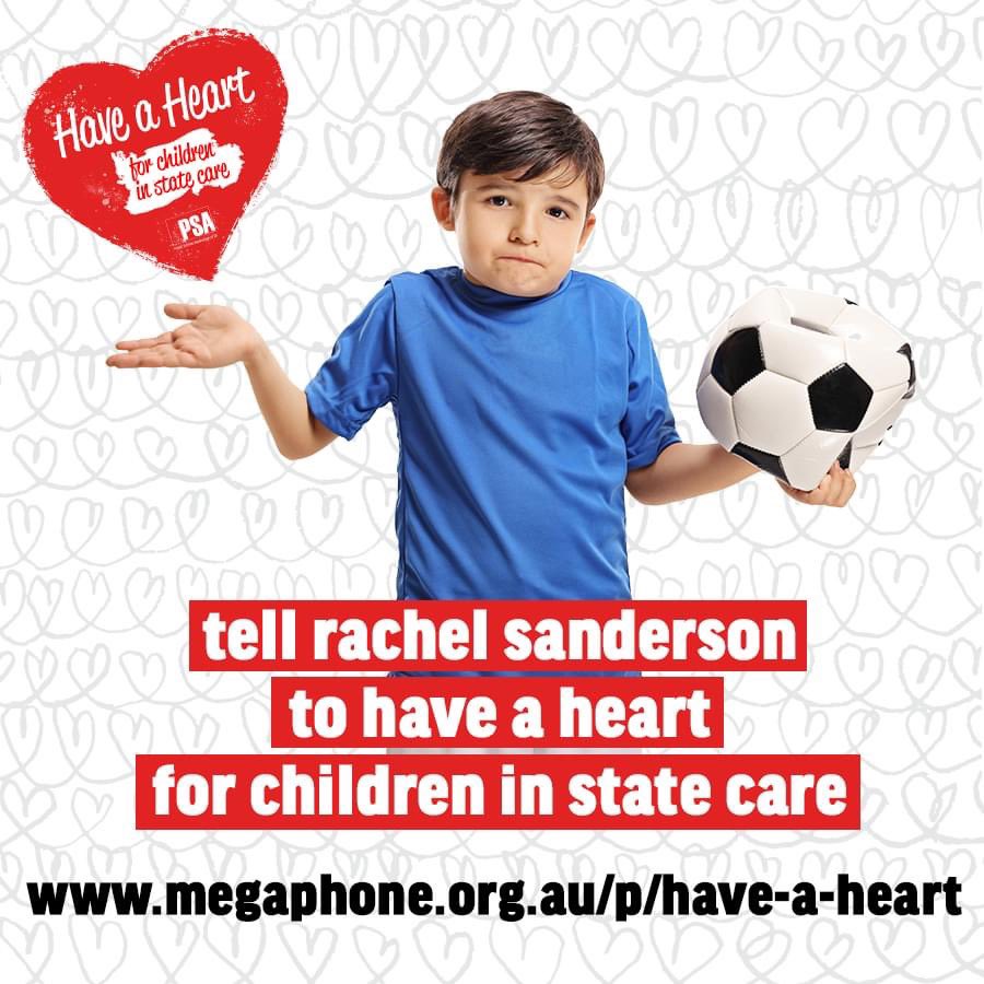 Public Service Association of South Australia (@psa_of_sa) on Twitter photo Vulnerable children in state care are being exposed to serious safety risks & missing out on important appointments & activities like sports practices & more as a result of chronic understaffing. Tell <a href="/AdelaideMP/">Rachel Sanderson</a> to Have a Heart: megaphone.org.au/p/have-a-heart Vulnerable children in state care are being exposed to serious safety risks & missing out on important appointments & activities like sports practices & more as a result of chronic understaffing. Tell <a href="/AdelaideMP/">Rachel Sanderson</a> to Have a Heart: megaphone.org.au/p/have-a-heart