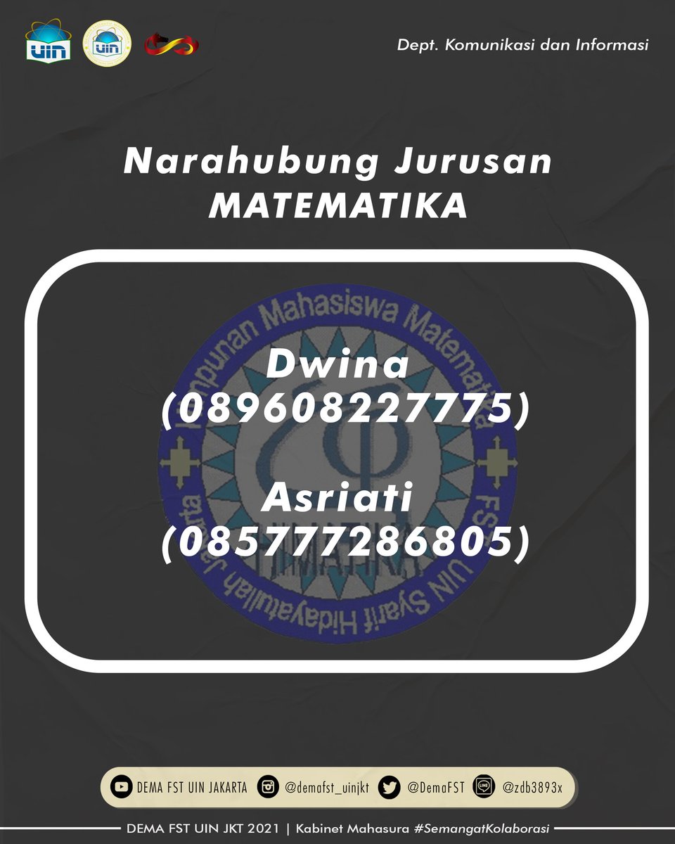 DEMA FST UIN JAKARTA tweet media