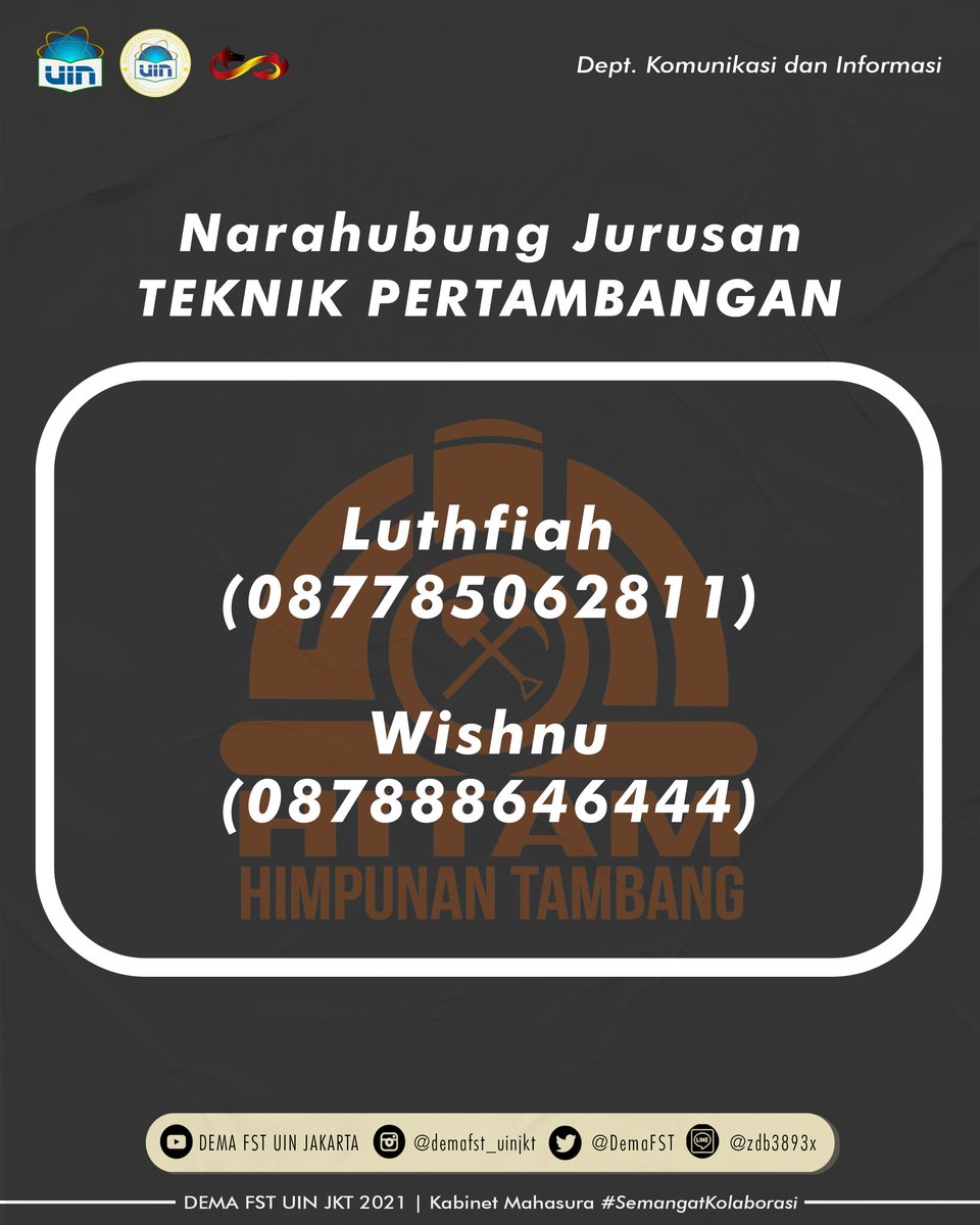 DEMA FST UIN JAKARTA tweet media