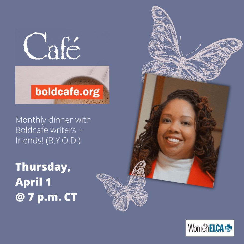 The Rev. Angela Khabeb, popular writer, speaker &amp; advocate will lead our conversation about transformation on Maundy Thursday. REGISTER here: boldcafe.org/events/sign-up…