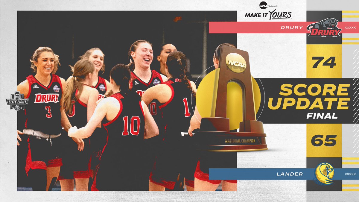 NCAADII's tweet photo. THEY'RE MOVING ON! 

WBCA Player of the Year Paige Robinson pours in a team-high 26 points, while Azia Lynch registers 22 points and 16 rebounds in the Lady Panthers' semifinal win.

#D2WBB https://t.co/pcMUt6BjJ6