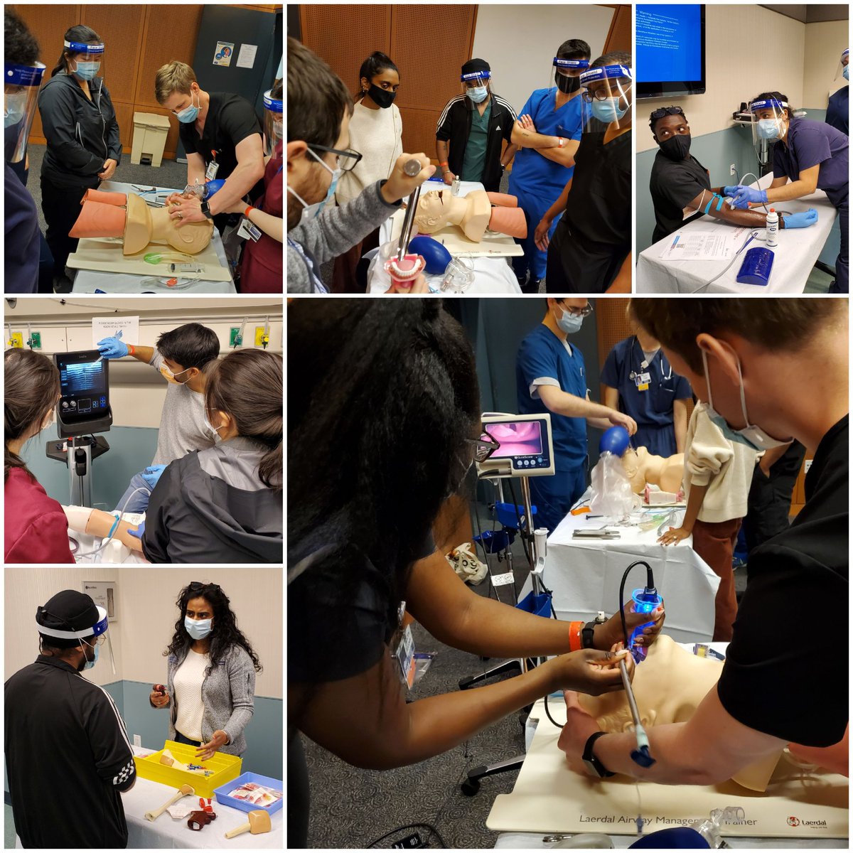 MSingh_MD's tweet photo. @Jacobi_EM SIM Crew running our second cohort of @CSOM_Official students through their Transition To Residency course #SimulationSavesLives #Debriefing #USGuidedIVs #IO #Intubation #LMA #BVM #ACLS #EMConf #SophieDavisAlumni @CityCollegeNY #MatchWeek2021 #MedStudentTwitter https://t.co/ClwMFY7X7K