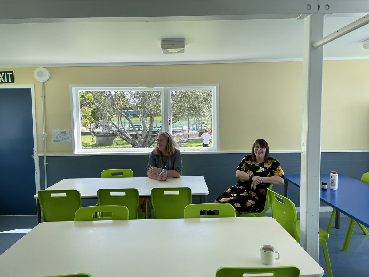 But then Whangaroa College has a pool out the window of the staffroom (even if they’re currently located in the food tech room, and the pool is broken). #staffroomsofaotearoa