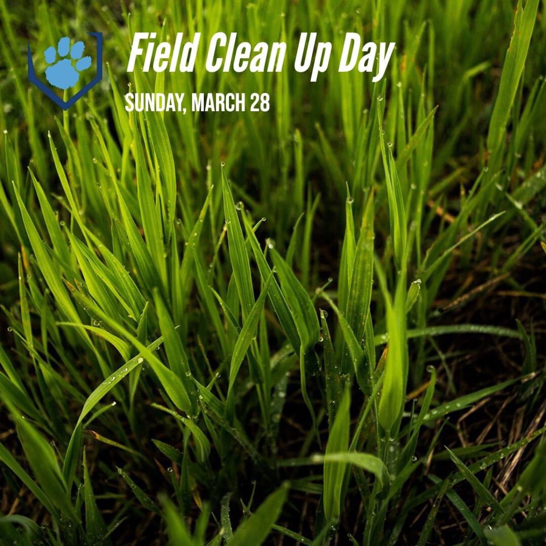 Players &amp; parents - we need your help getting our fields prepared for the season, especially because we will be holding tryouts OUTSIDE (3-5 p.m.) starting on Monday! 

FIELD CLEAN UP: Sunday, March 28, 2 p.m., BHS Softball Fields

Bring gloves, rakes &amp; anything that might help!
