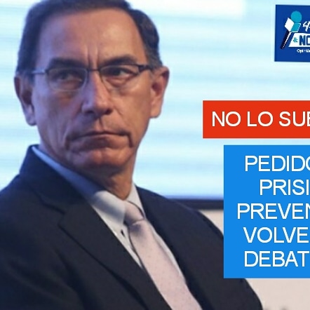 polemica_y's tweet photo. #Nacional PEDIDO DE PRISIÓN PREVENTIVA CONTRA VIZCARRA VOLVERÁ A DEBATIRSE.

El Poder Judicial concedió la apelación interpuesta por el fiscal Germán Juárez respecto de la comparecencia con restricciones que tenía el expresidente Martín Vizcarra. https://t.co/1e8oMP1TOE