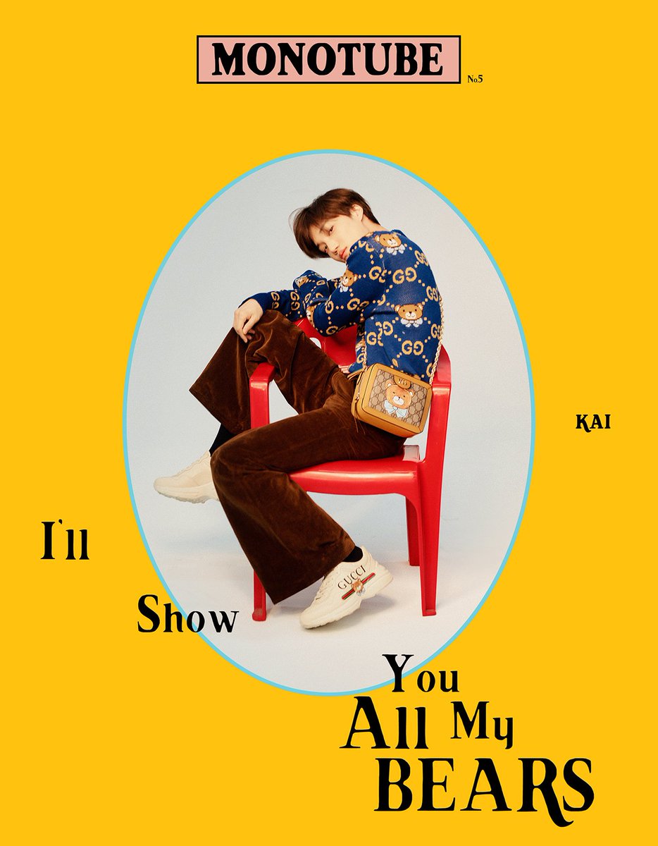 KPOPFlLES's tweet photo. KAI x Gucci for Monotube https://t.co/mj5kZ0Grff