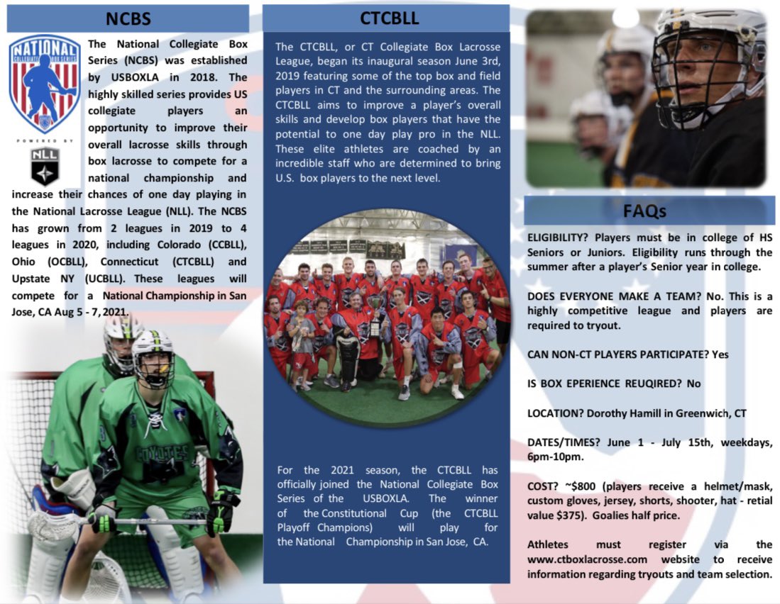 CT Box Lacrosse League tweet media