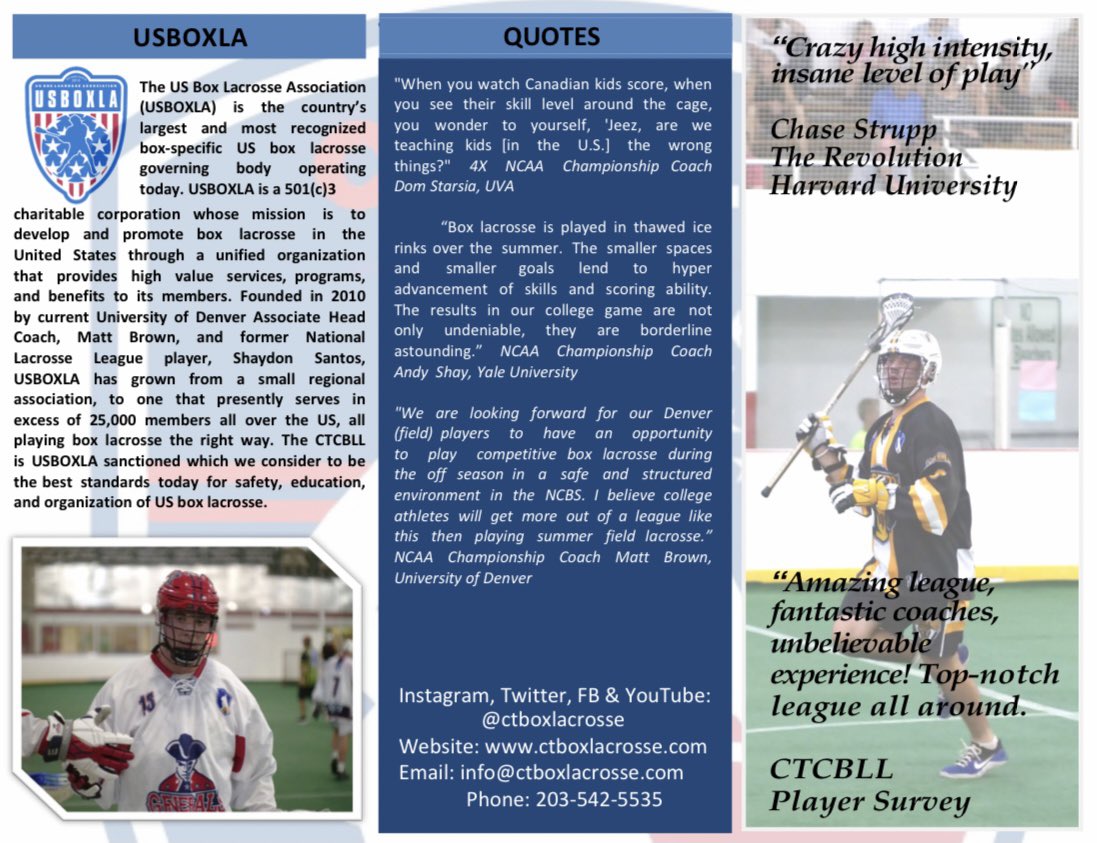 CT Box Lacrosse League tweet media