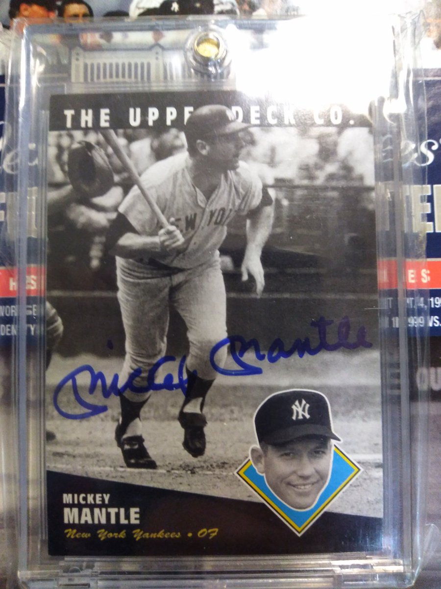 jfranklin2678's tweet photo. This is now the most valuable card in my collection. I didn't even pay $1K for it. #Yankees #MickeyMantle #Collect #PCForLife https://t.co/shDIINHaas