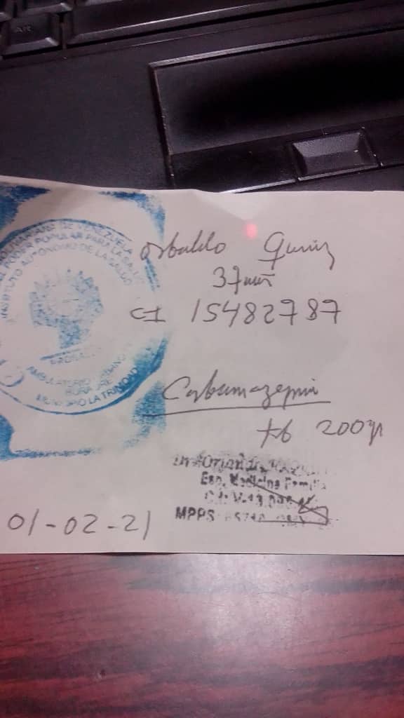Humanitario_PCD's tweet photo. 📍 Servicio Público #24Mar #SanFelipe

Se necesita para Osbaldo Quiroz CI: 15.482.787, persona con discapacidad, 💊 el medicamento Carbamazepina 200MG, colabora con 1$ o su equivalente.

Pago móvil
0102
V- 13095452
0416-6538128

Comunicarse al número telefónico:  0416-7522479 https://t.co/T0uhrytoVT