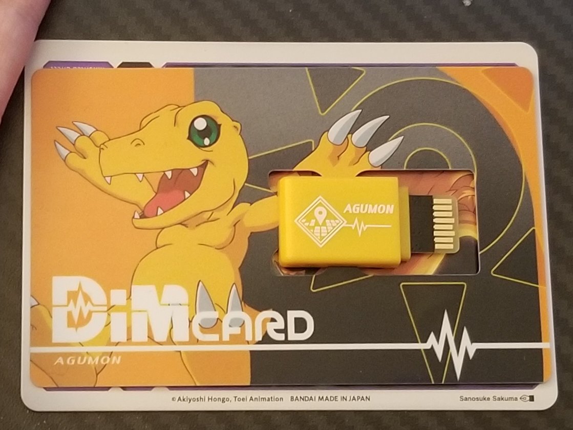MadArtRaven's tweet photo. Digimon Vital Bracelet: Agumon DiM Card
Quick look at Agumon's DiM Card.
#Digimon #DigimonVitalBracelet #DigimonDiMCard #Agumon https://t.co/q8si55NI8W