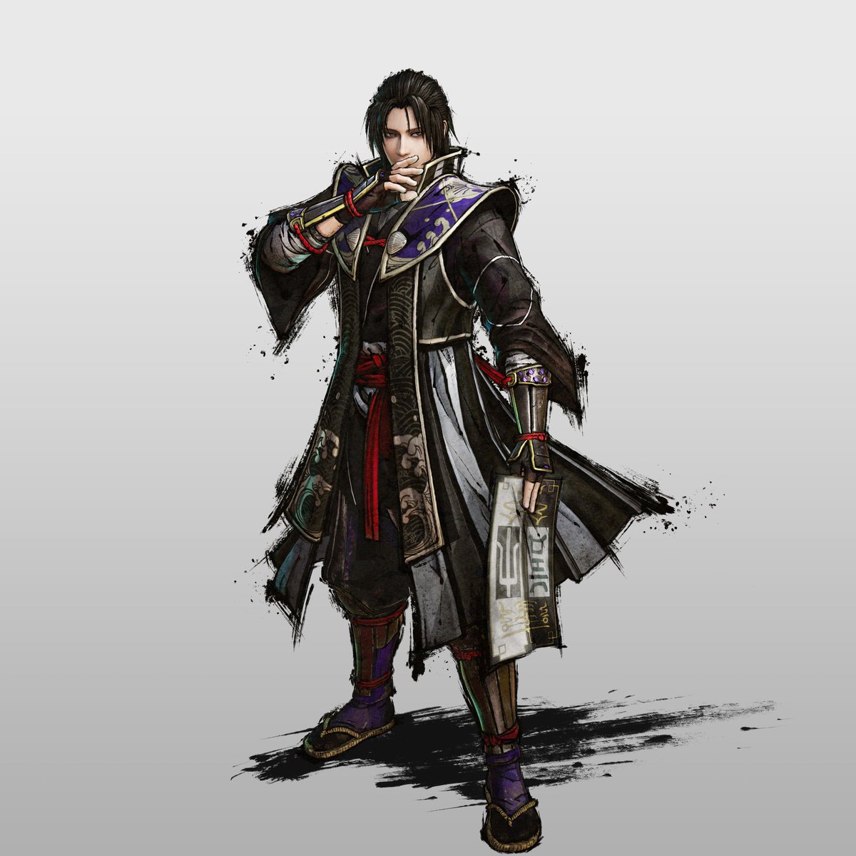 And the last veteran at the time of writing this, Kanbei Kuroda:His SW4 design was hella hard to top. Now he's plain and young. Okay.The cool "burn mark" on his face and the rotten hair might appear after he's imprisoned by Araki in the story.Please have aging feature SW5.