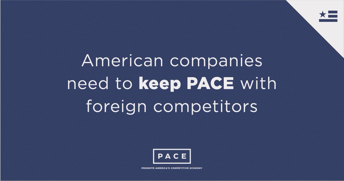 keeppaceus's tweet photo. If American companies are to keep PACE with foreign competitors like China, we cannot afford to increase tax rates. We must work to maintain a competitive rate that supports investment in the American economy and builds jobs at home. @SenFinance https://t.co/RaTvkKNLSa