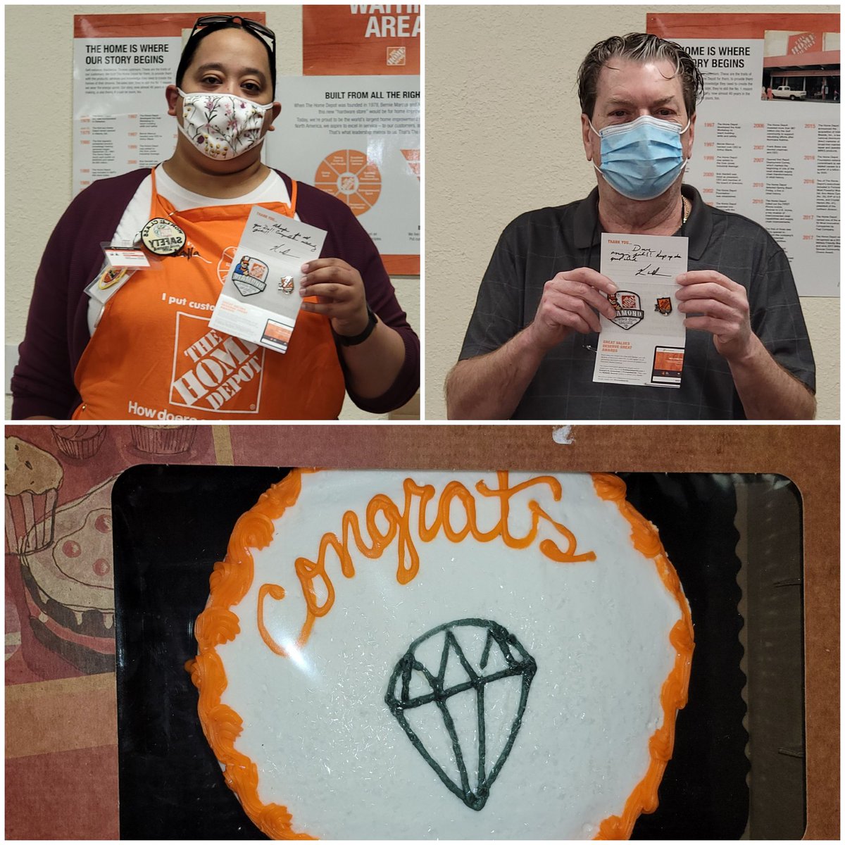 Justin Roth (@justinroth3016) on Twitter photo Congratulations to DS <a href="/Akayla_3016/">Akayla Thomas</a> and D25 associate Dave for reaching their Diamond Milestone. Recognizing each of them with their Diamond Homers, Pins, and each getting a Diamond cake to take home and cupcakes to share at 3016. <a href="/ShowMeShawnD196/">Shawn Edwards</a> @Melissa_DHRM196 @KevinDuncan3016 Congratulations to DS <a href="/Akayla_3016/">Akayla Thomas</a> and D25 associate Dave for reaching their Diamond Milestone. Recognizing each of them with their Diamond Homers, Pins, and each getting a Diamond cake to take home and cupcakes to share at 3016. <a href="/ShowMeShawnD196/">Shawn Edwards</a> @Melissa_DHRM196 @KevinDuncan3016