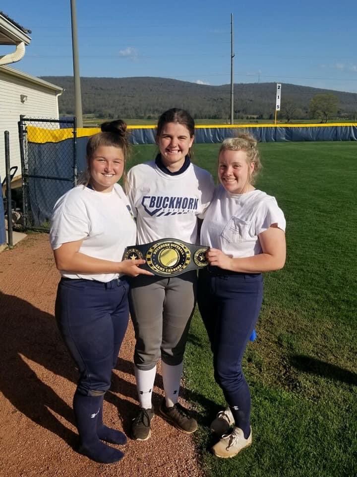Your Game Changers for the Lady Bucks 4-3 victory over Hazel Green are Kaitlyn Smithey, Abbey McGovern and Alivia Wilken. #GoBucks #twoclapsandaRicFlair