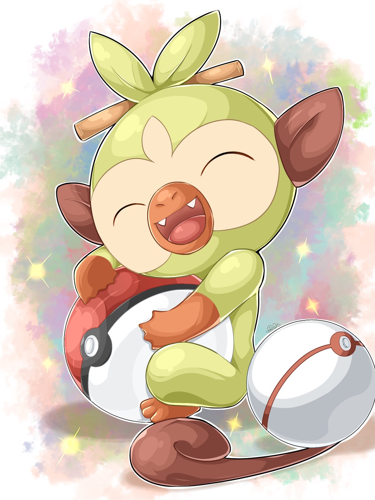 黒助 ポケモン何描こうかなと思いつつ昨日ポケモンのアニメ見ててサルノリ可愛いすぎ と思って描きたくなったから描いてみた 笑 色違いにしてみた 笑 ポケモン T Co O9ew3e2adu Twitter 黒助 ポケモン何描こうかなと思いつつ昨日ポケモンのアニメ見ててサルノリ可愛いすぎ と思って描きたくなったから描いてみた 笑 色違いにしてみた 笑 ポケモン T Co O9ew3e2adu Twitter