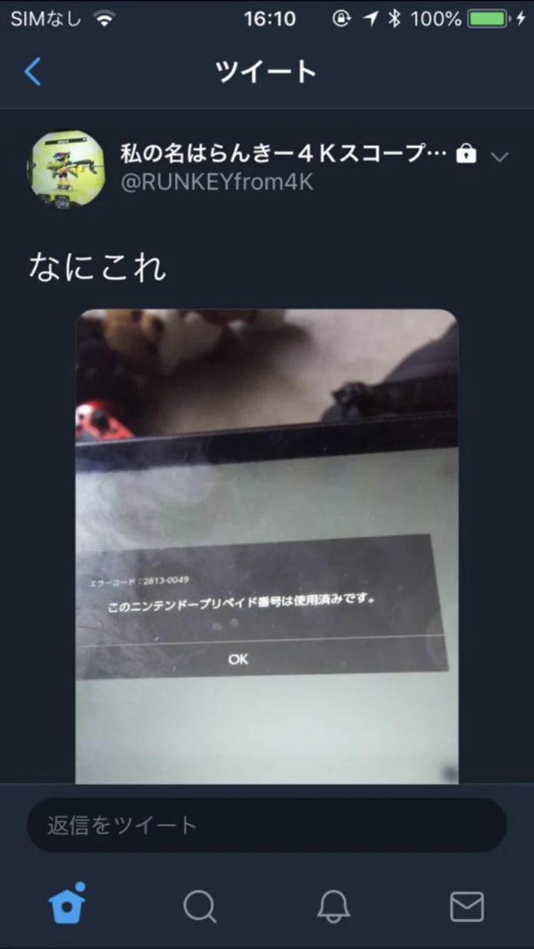 これはドンマイ…シリアルコードを間違えて入力したのをツイートしたら使用済みにされてしまった…