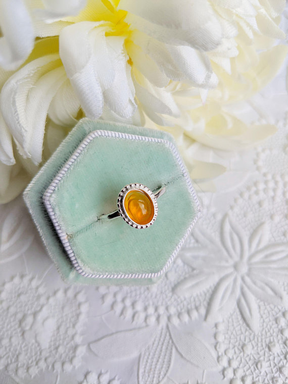 PapillionEra's tweet photo. Amber Ring, Glass Amber https://t.co/QF6QufUpY2 via @EtsySocial #torontostyle #shoplocal #GlassAmberRing #Yellowstonering https://t.co/ovh0CMm4R1