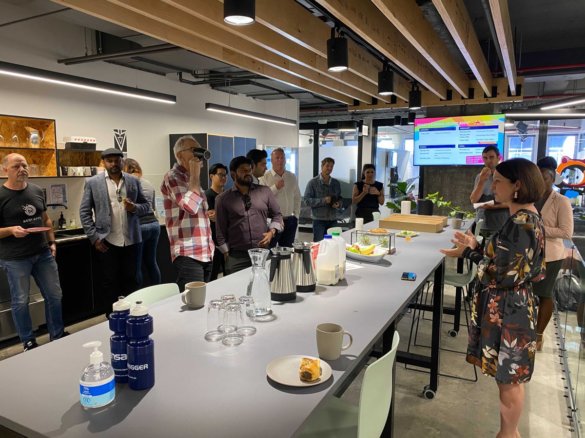 CORE_Innovation's tweet photo. Another great #CommunityCoffee yesterday morning with our latest #COREStart participants and National Innovation Lead, Renee Hakendorf joining us from our Adelaide Hub! Join us next Wednesday 10am RSVP here>> https://t.co/tjSdRVaTph https://t.co/jwMrhF3wU6