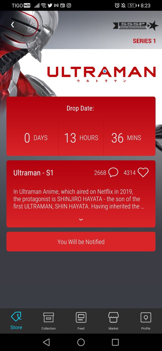 iAMauguosto's tweet photo. Who's ready for the new drop? Got your gems locked and loaded? #Ultraman #NFTs #CryptoArt #CryptoCurrency #CryptoEverything @ecomi_ @MarketVeve @vevecollectible https://t.co/sOzkUsJj7g