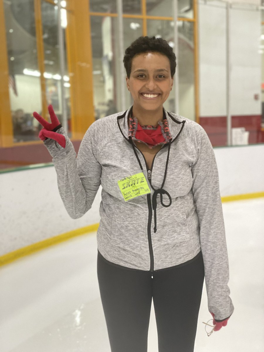 This is Melat, and after a really difficult loss came skating and it changed her life! We are happy to report we have a new lifer!
