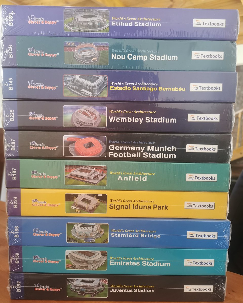 Estadios3DChile's tweet photo. Llego stock! De todo un poquito, todo lo de la foto en stock. $22.000 c/u, entregas en Rancagua y envíos el día viernes mediante starken por pagar! https://t.co/AJsbfE5IaH