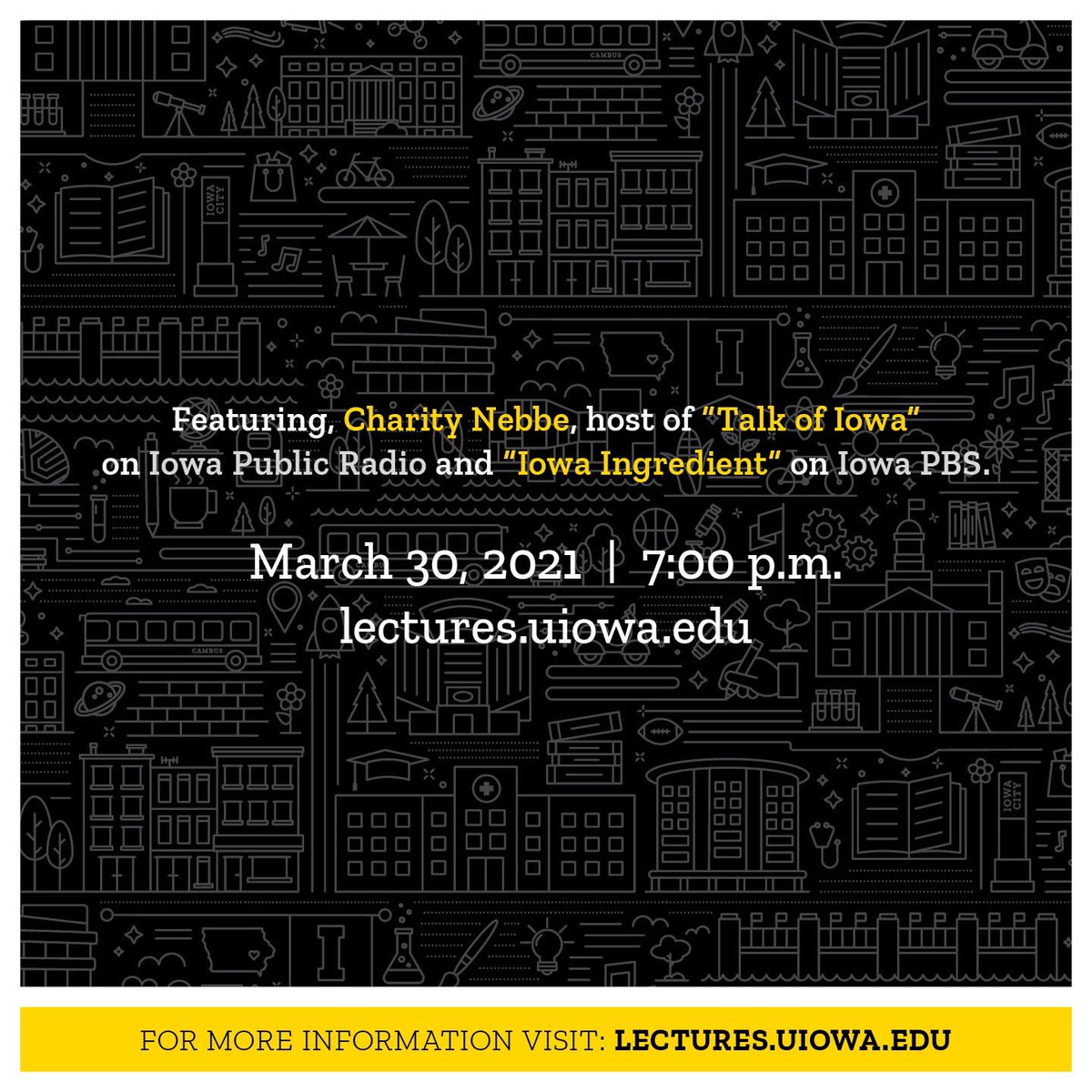 uilectures's tweet photo. Join us March 30th at 7PM for “From the Oasis Falafel Kitchen to Your Home.” Cook along &amp; learn the secrets of Mediterranean flavors with UI grads-turned expert chefs: Victoria Rich &amp; Mike Osler and Oasis co-owners Naftly Stramer and Ofer Sivan. Tune in at https://t.co/pQztHXQo80 https://t.co/nFOS764Sj5