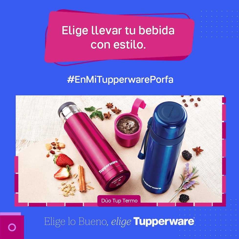 tupperwarearco1's tweet photo. Mantener tu bebida caliente por horas nunca tuvo tanto estilo 
 #EligeLoBuenoEligeTupperware #Tupperwarebrands #TupperwareMexico #TupperwareArcoirisEsperanza #Compralocal #EvitaElDesperdicio #EnMiTupperwarePorfa #SiempreContigoTupperware https://t.co/l1Ao64yOji