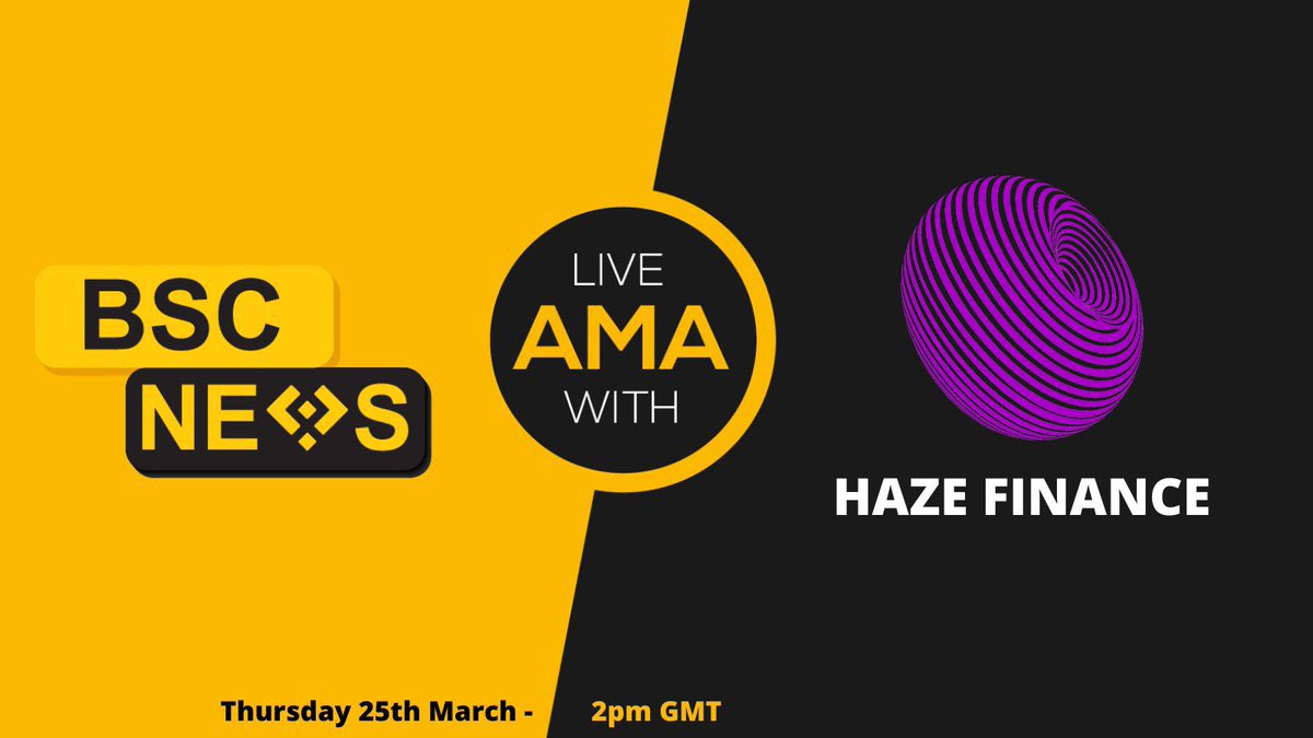 We will be joining <a href="/news_of_bsc/">bsc</a> for an #AMA tomorrow🥳🥳 

Time: March 25th 2pm GMT
Venue: t.me/newsbsc

Drop by if you have time💜💜💜
