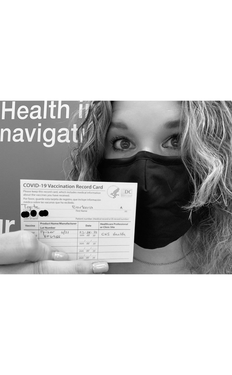SunBlessed_Babe's tweet photo. First dose done! For myself, my family, the kids at the school where I work, and everyone who has yet to be vaccinated or who can’t be. We are one person closer to ending this pandemic with every shot! https://t.co/SxgJqA51He