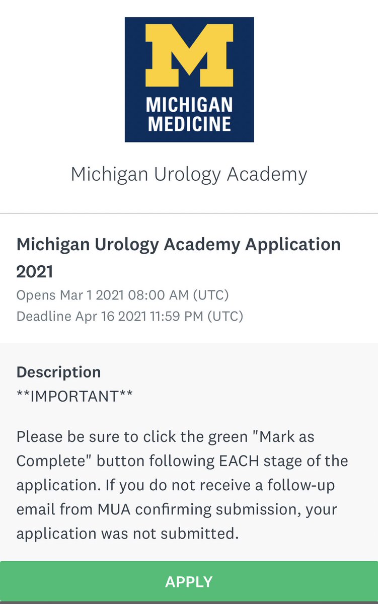 Are you ready for the #MUA (Michigan Urology Academy)? @UMichUrology is! Please visit bit.ly/3lPaGRE to learn about our annual summit geared towards advancing diversity and equity in the urologic workforce. Application found here 👉🏾 bit.ly/3cjHZcz