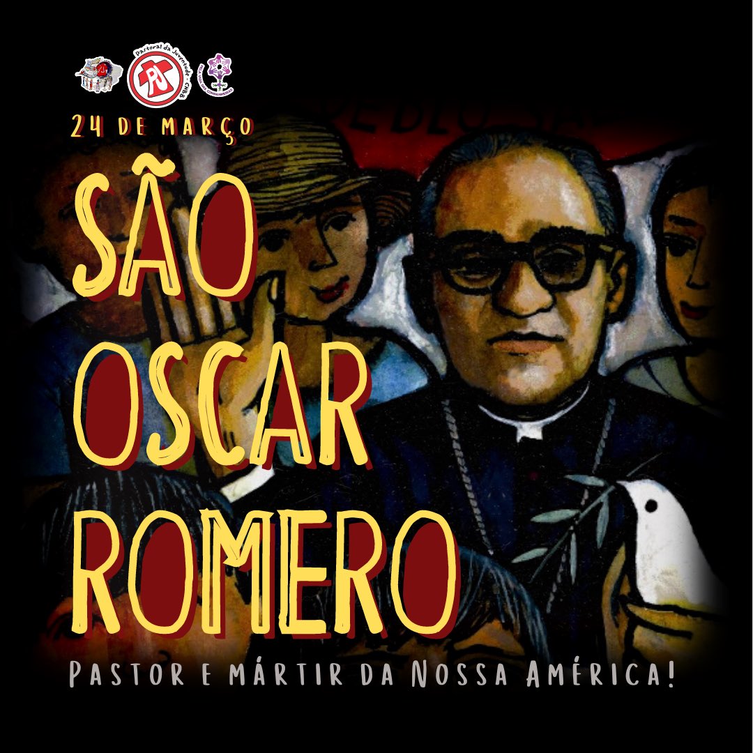 Hoje celebramos e rendemos graças a Deus pela vida e missão de Dom Oscar Romero, mártir do podo de El Salvador, pastor e mártir da América.

Veja mais em instagram.com/p/CM0XMJbgNvn/…