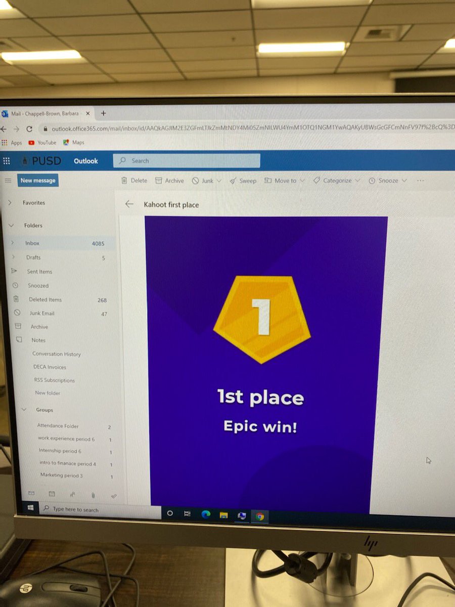 PrincipalZig's tweet photo. AT&T Exec. VP gave words of advice to our WV CTE Business Classes. Advice-“Step out of your comfort zone and continue to grow. It is okay to make mistakes but learn from them fast.”Virtual Field Trip to Texas - WV student,Ross, got first place in Kahoot! @PowayUnified @PowayCTE https://t.co/KbWc5iq74y