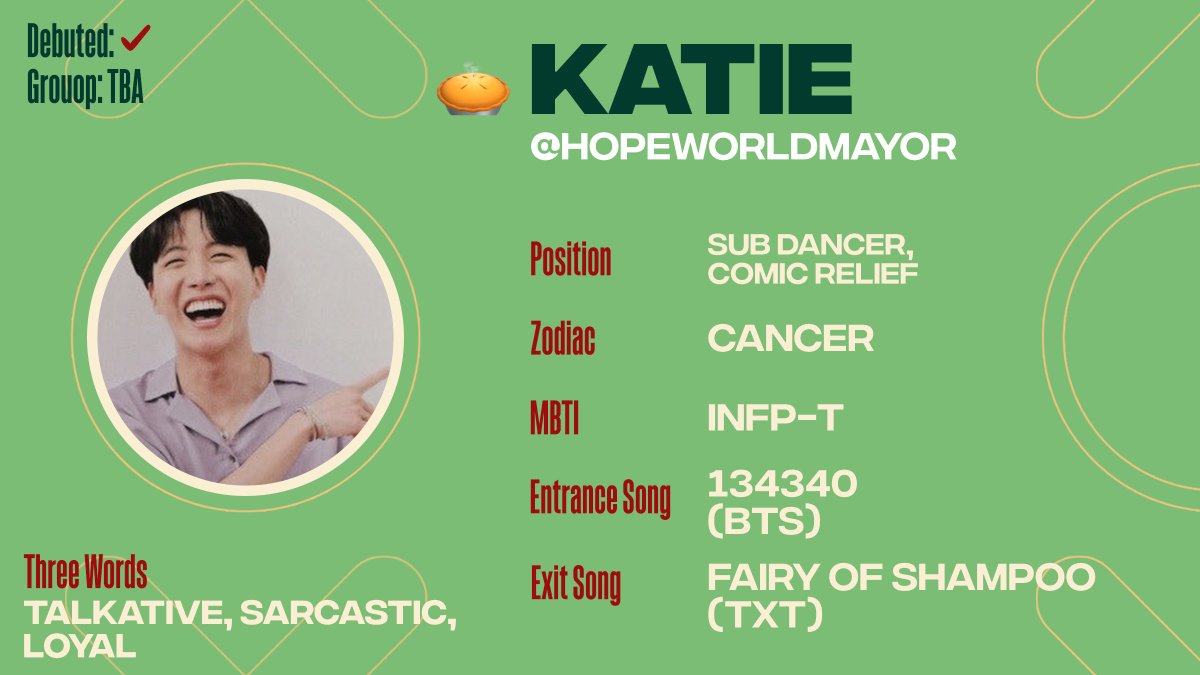 daesangsurvivor's tweet photo. Official Profile - KATIE
@hopeworldmayor
#IdolSurvivorS2 #KomicRelief #KHope https://t.co/CFdl7mPzm0