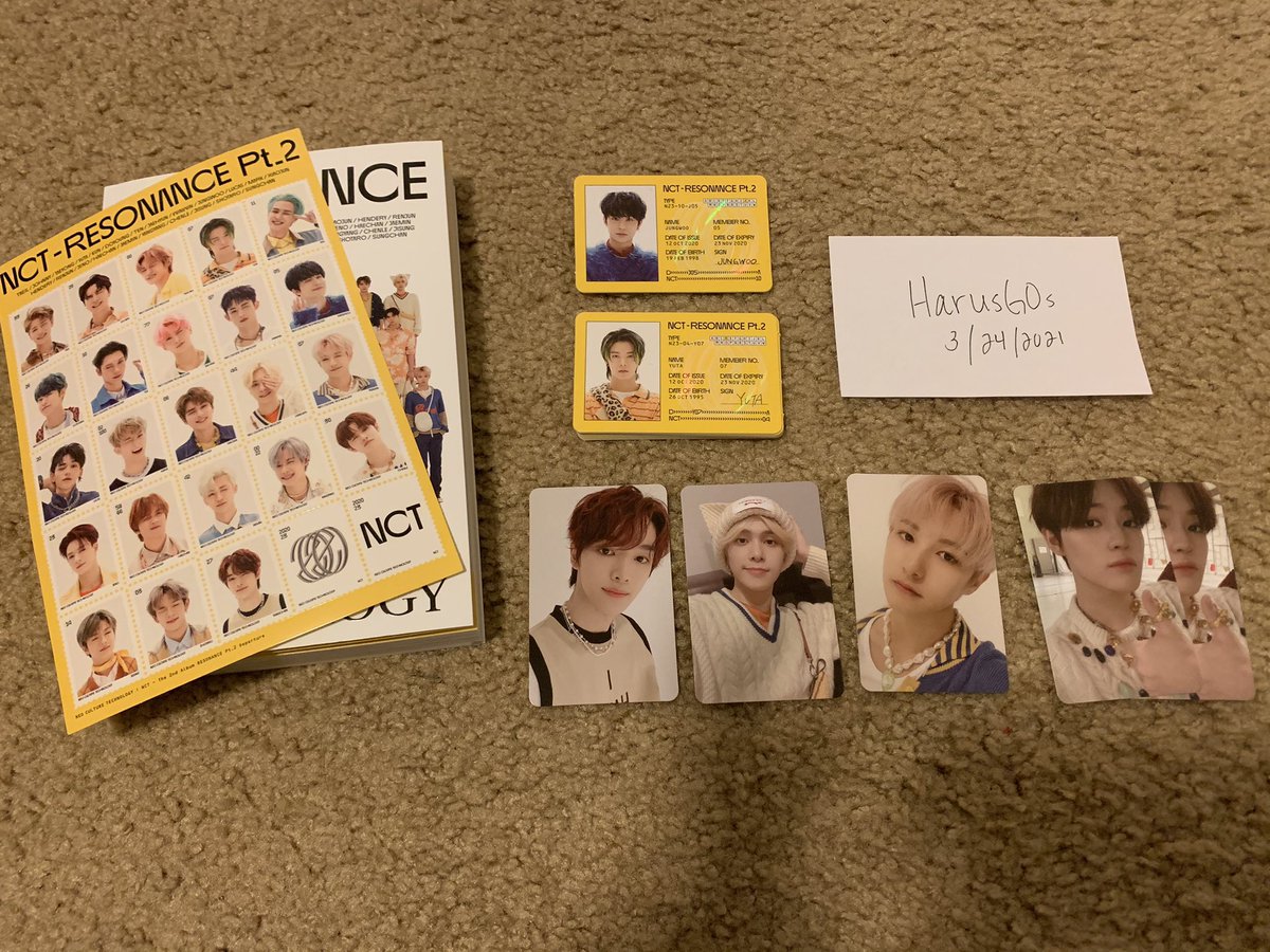 HarusGOs's tweet photo. WTS NCT RESONANCE DEPARTURE

USA only

Selling album + Ktown apology stickers + choice of pc and id 

Will not sell separately, I need to get rid of some of these albums 

Asking - $20 + shipping

Please DM to work out details! https://t.co/VVrdEj5Ch4