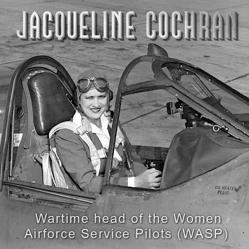 PearlHarborAvi's tweet photo. Jacqueline Cochran is one of history’s most accomplished female #aviators. 

During #WWII, she was the first woman to fly a bomber across the Atlantic Ocean, leading to the formation of the Women’s AirForce Service Pilots (#WASP) program. #WomensHistoryMonth https://t.co/jGWxAeVVvv