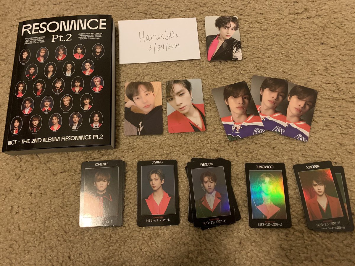 HarusGOs's tweet photo. WTS NCT RESONANCE ARRIVAL

USA only

Selling album + choice of pc and access card

Will not sell separately, I need to get rid of some of these albums 

Asking - $20 + shipping

Please DM to work out details! https://t.co/GUGzUMJFOC