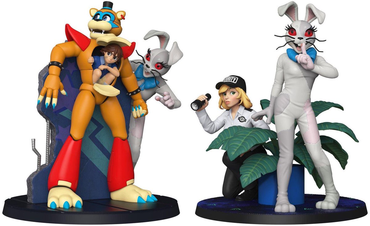 FNAFAlerts's tweet photo. Thank you so much everyone for 10,000 followers!

To celebrate, I’m giving away a preorder of both FNAF Security Breach 12” Statues! To enter, just RETWEET this tweet and FOLLOW my account! The winner will be randomly selected on Friday, April 2nd, at 12PM PST / 3PM EST. https://t.co/xiK2epvJ1h