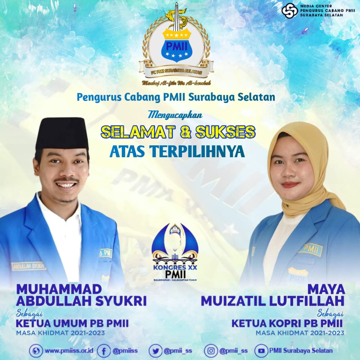 pmii_ss's tweet photo. Selamat sahabat ketum dan Kopri yang terpilih. Semoga amanah dan bisa memberdayakan kader untuk bisa menjawab tantangan zaman. @kopri_official @PMIIorid @pmii_indonesia @PMII_News #pmiiss https://t.co/AFiyIk2lov