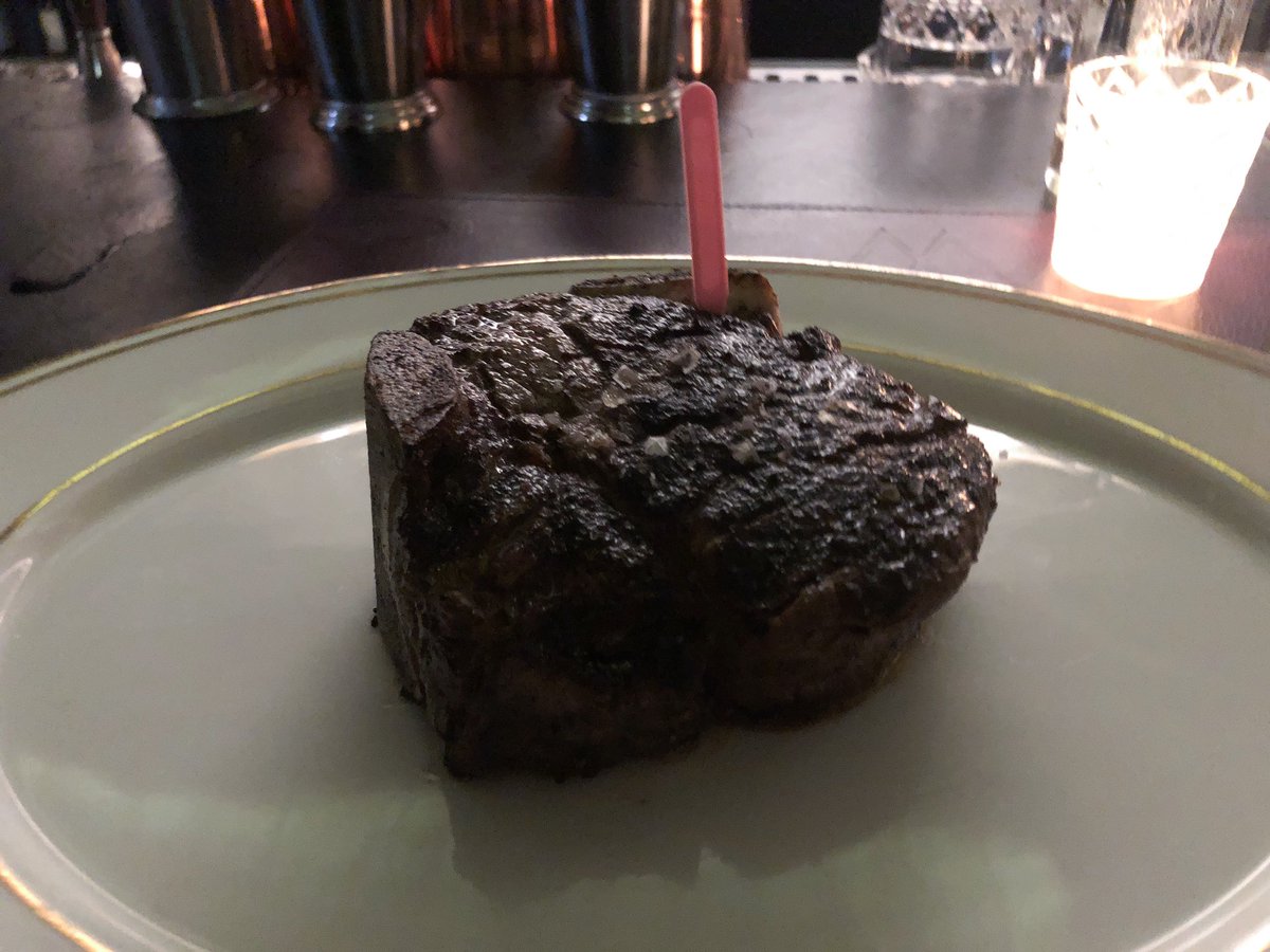 SparrowCoffee's tweet photo. Late night #steak filet @ #MapleandAsh that did not disappoint. https://t.co/5pynKdUBNg
