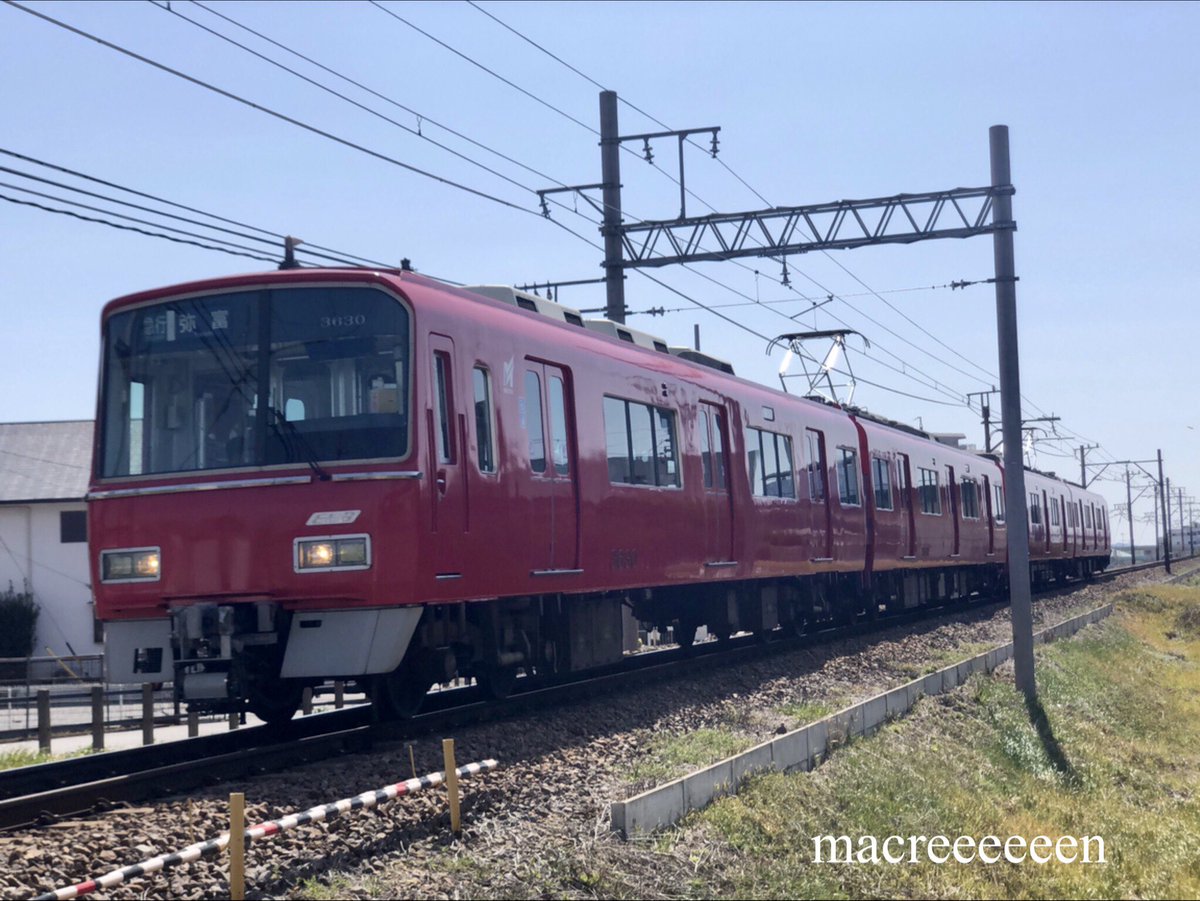 macreeeeeen's tweet photo. ・
名鉄３５００系５次車　
・
３５３０Ｆ
・
・
・
#相互フォロー 
#名鉄電車 
#名鉄 
#名古屋鉄道 
#電車 
#撮り鉄 
#3500系 
#3530F
#鉄道 
#鉄道写真 
#写真 
#busdriver 
#鉄分補給 
#鉄道のある風景 
#ファインダー越しの私の世界 
#写真好きな人と繋がりたい 
#鉄道好きな人と繋がりたい https://t.co/I2NFZ5oGge