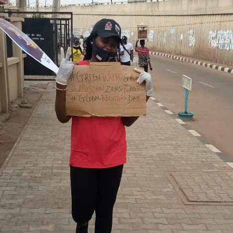ploggingnigeria's tweet photo. In Pics: #GlobalRecyclingDay2021, Ilorin with #PloggingClubILORIN @IlorinPloggas, #missionzeroplastic, @GreenWithGrin. https://t.co/r9XKSWtQqz