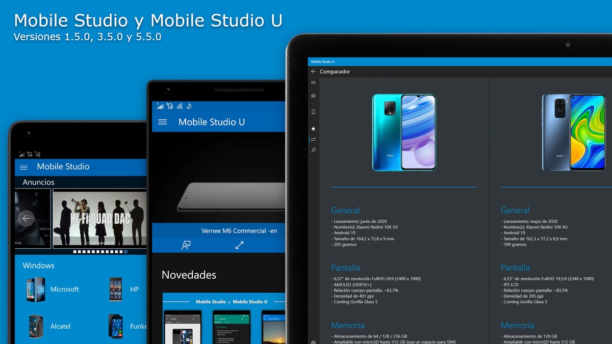 Hace 5 años, se publicaba hoy la primera versión de Mobile Studio para Windows 10. ¡Muchas gracias por todo este tiempo desde UA Devs!