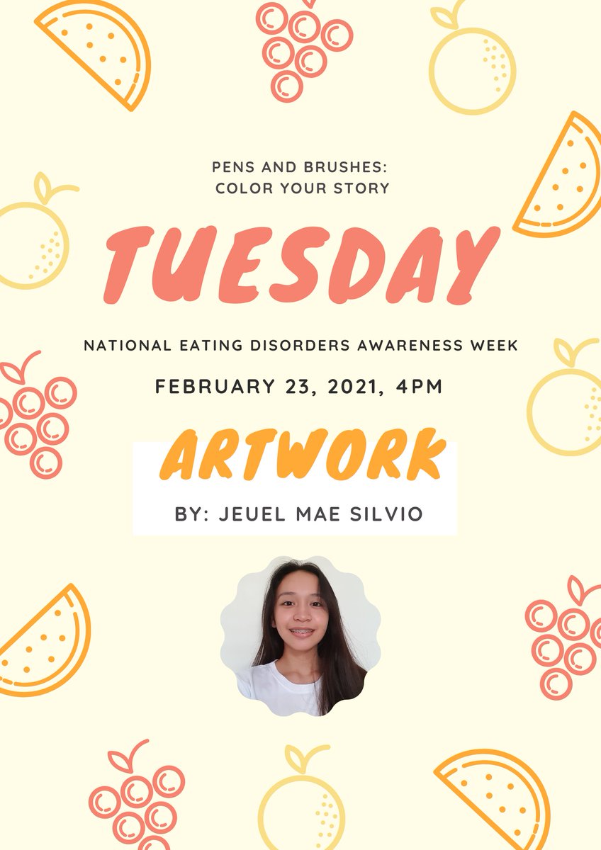 PensYour's tweet photo. Here's a little recap for the week themed with relation to eating disorders.

Date: FEB. 22-26, 2021
Theme phrase: '"A demand on the body, one can't quite understand. Time to be aware and alert, so we can withstand."

link in bio

#eatingdisordertwt #poetry #shortstory #artwork https://t.co/tOgpbwA3ZU